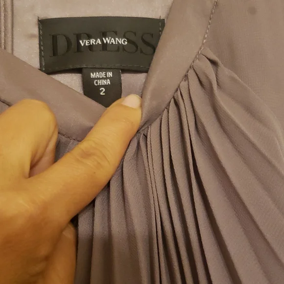 Vera Wang long pleated dress - Picture 5 of 5